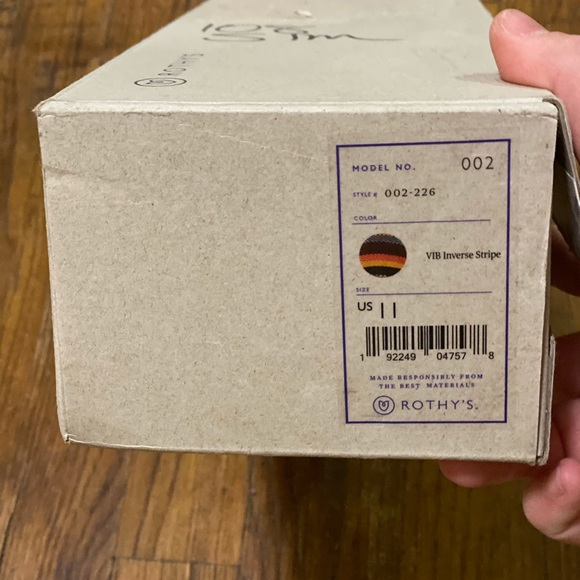 Rothy’s VIB Inverse Stripe Points - Picture 9 of 9